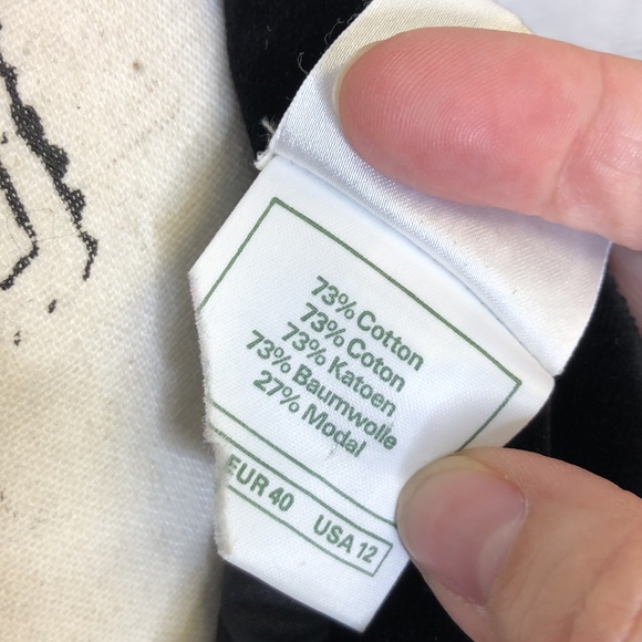 Vintage Laura Ashley Black Velvet Pencil Skirt - Size USA 12 - Picture 8 of 10